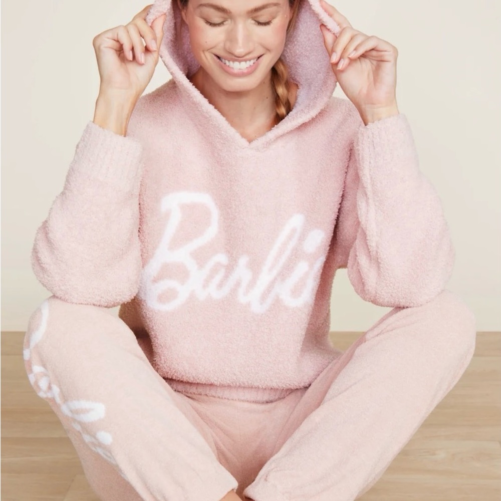 NWT Barefoot Dreams CozyChic Barbie hoodie - M
